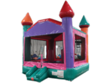 Load image into Gallery viewer, 14&#39; Pink and Purple Standard Bounce House
